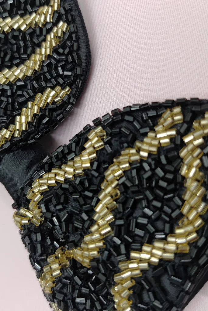 Men's Premium Black Bow Tie, Designer Bow Tie for Wedding and Events