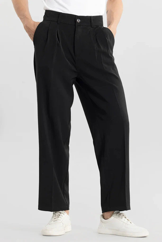 Men's Black Korean Pants – Effortlessly Stylish for Any Season