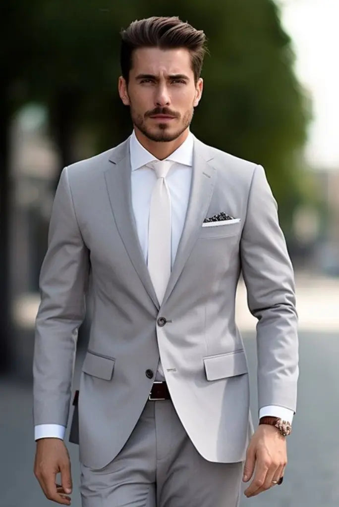 Men Two Piece Suit Wedding Classic Formal Wear Groomsmen Dinner Suits Prom Wear Sainly